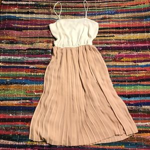 Norman Berg Midi Dress White Cream Size 11/12